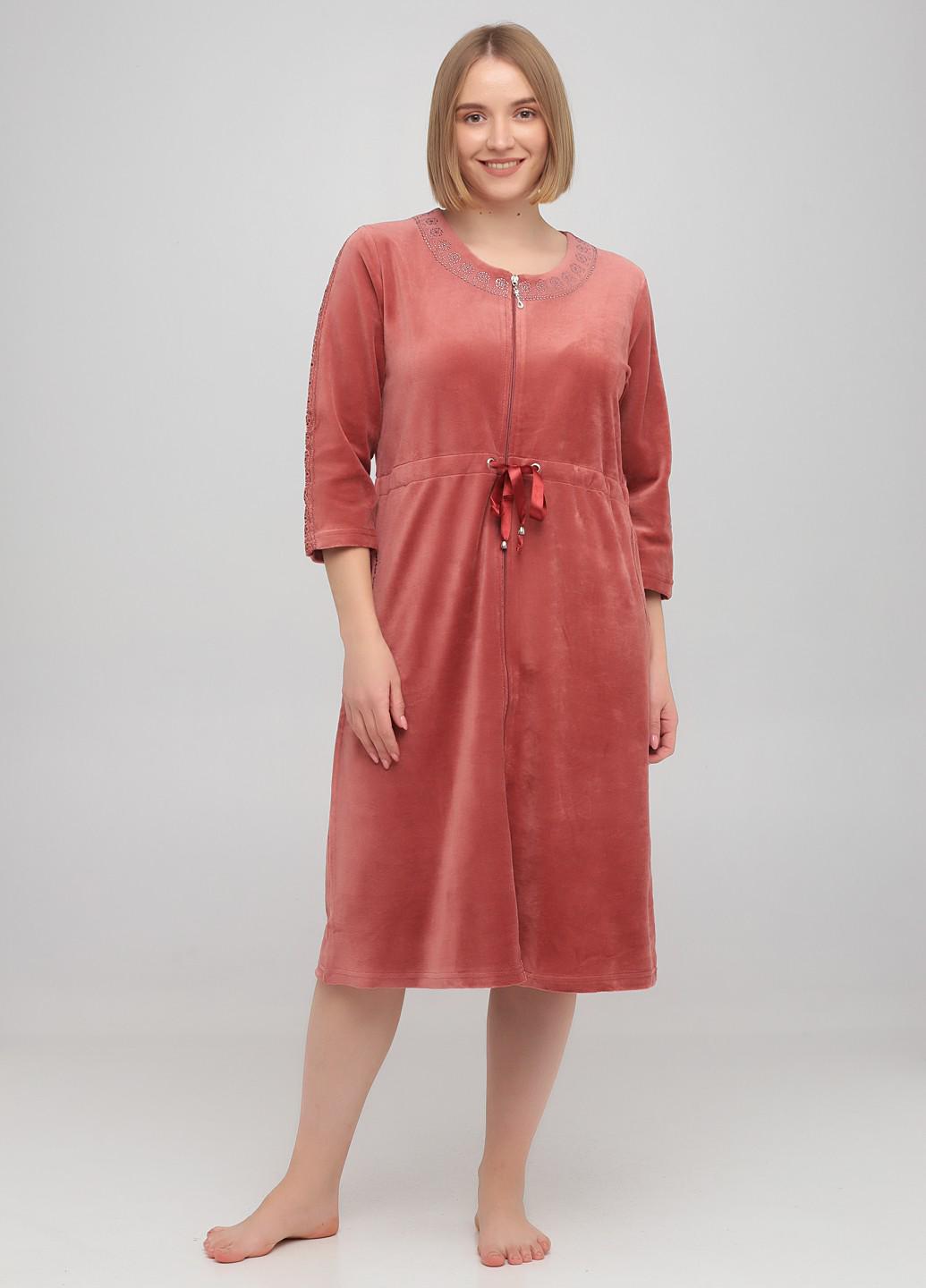 Домашний женский халат Romeo Life 3XL Терракотовый (3592-38)
