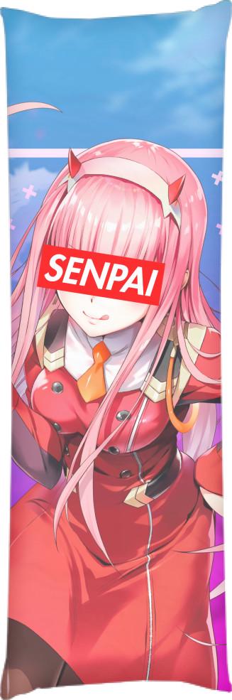 Подушка дакимакура Anime Senpai 5 60x180 см (14105970)
