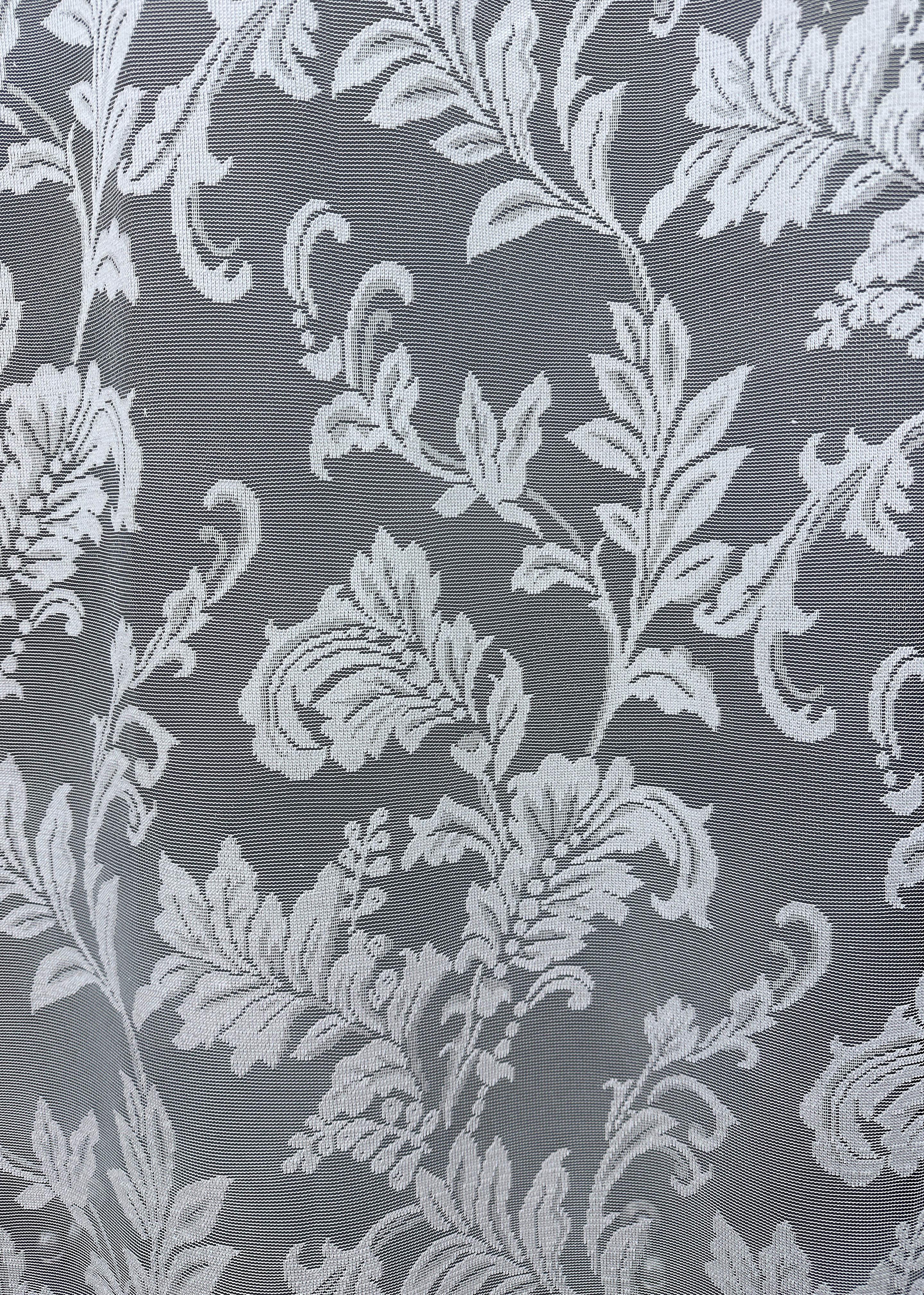 Тюль короткий VR-Textil 1525т Жаккард 300х130 см Білий (42-0607) - фото 6 Тюль короткий VR-Textil 1525т Жаккард 300х130 см Білий (42-0607) - фото 6