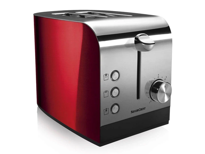 Тостер Silver Crest STS 850 B1 850 Вт 7 режимов подогрева и размораживания Red ( 850 B1) Тостер Silver Crest STS 850 B1 850 Вт 7 режимов подогрева и размораживания Red ( 850 B1)