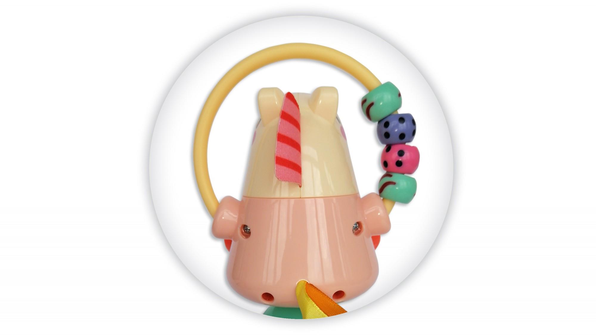 Брязкальце TK Group Конячка 20 см на присосці  Різнокольоровий (110458LSD) - фото 4