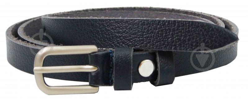 Ремень женский кожаный Skipper 2 см Черный (1367-20)