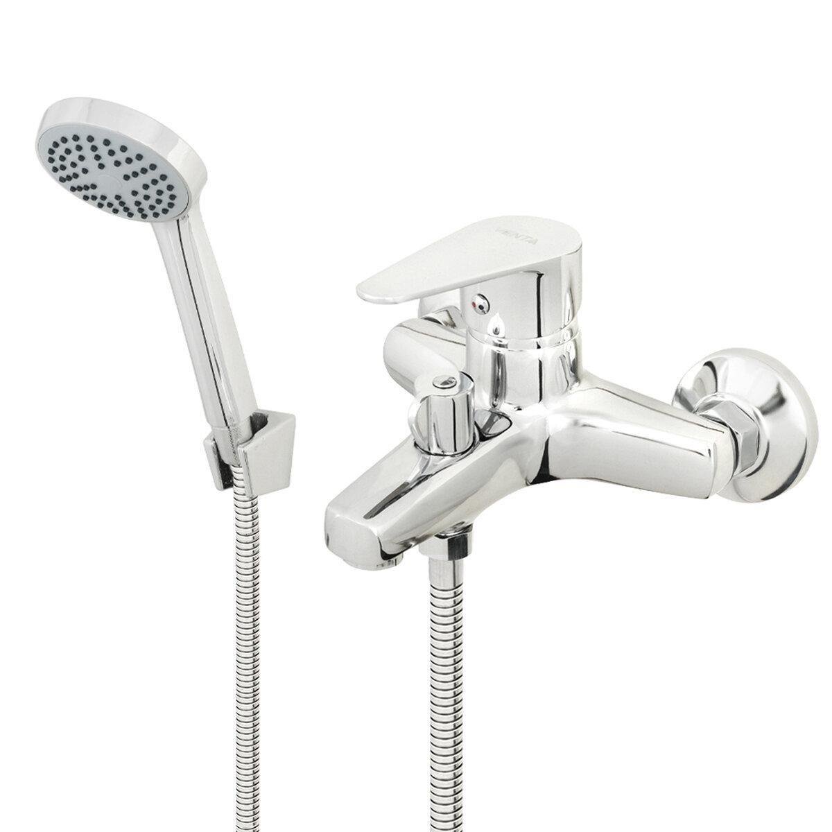 Змішувач для ванни Venta VP315KC з лійкою для душу Хром (SW-87537)