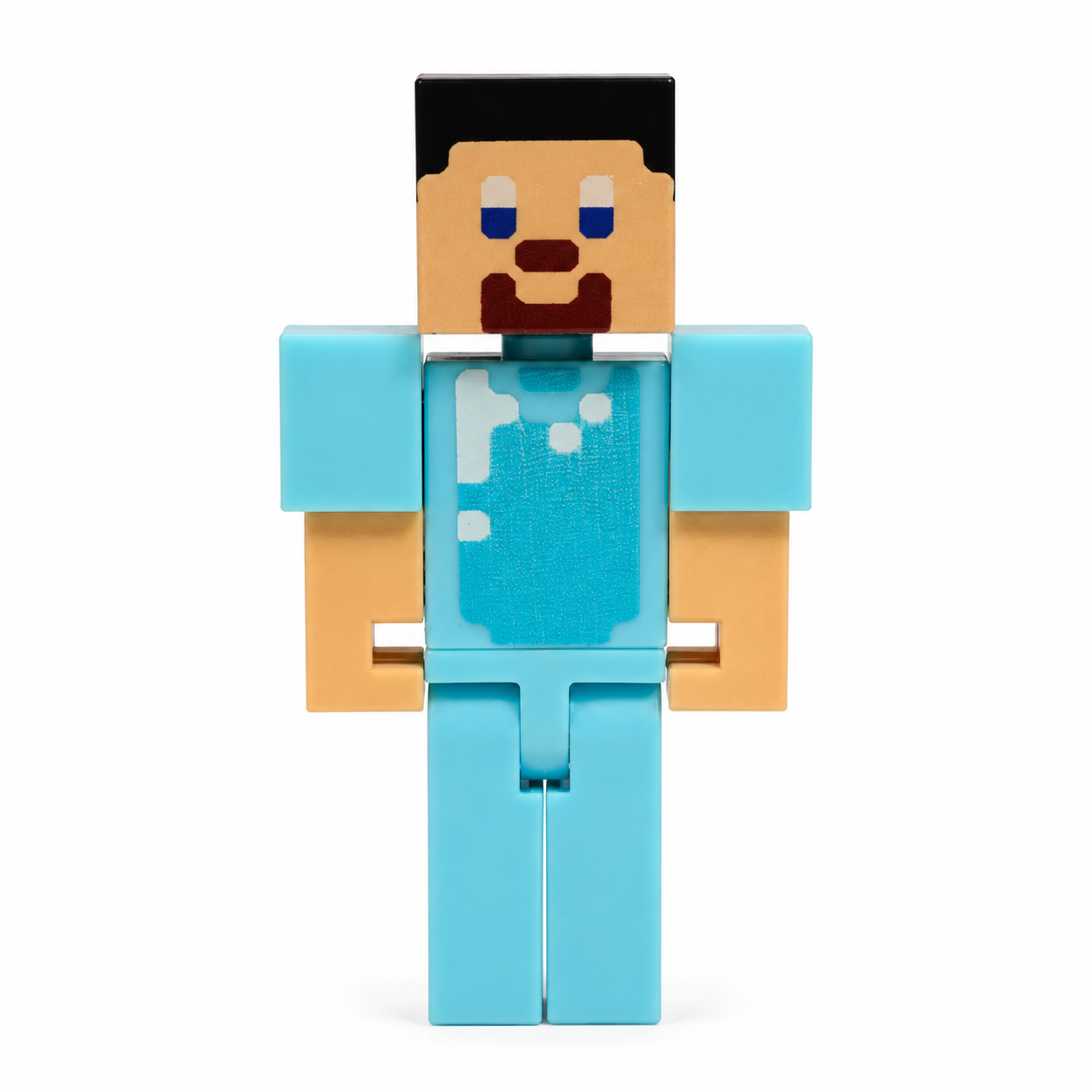 Фигурка Minecraft Steve мини-конструктор магнитные ноги 5 см (3145239092)