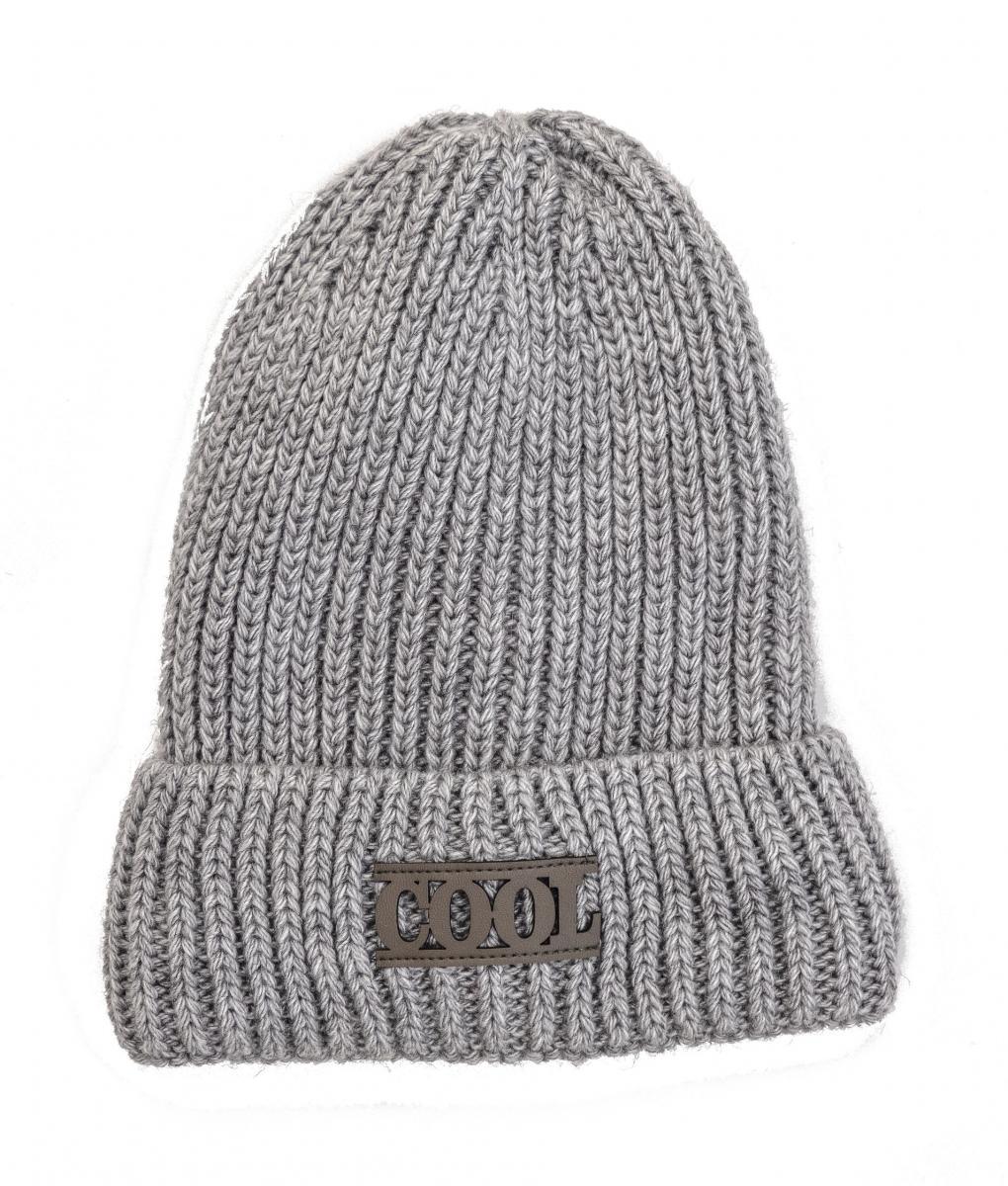 Шапка детская зимняя Alex Марк 50-54 см Светло-серый
