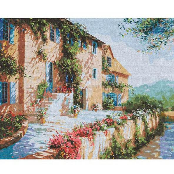 Картина за номерами Ідейка "На сонячній стороні вулиці" 40х50 см (KHO2298)