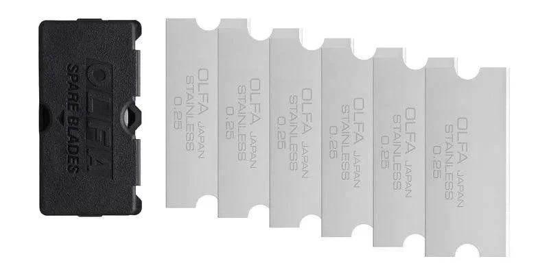 Лезвие-скребок Olfa для GSR-2 GSB-2S/6B 6 шт. (OF-GSB-2S/6B)