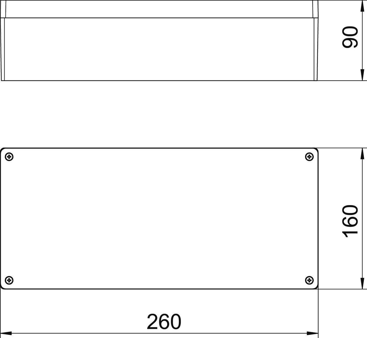 Розподільча коробка зовнішня OBO bettermann 360х160х90 мм Мх36 IP66 Алюміній (2011332) - фото 2 Розподільча коробка зовнішня OBO bettermann 360х160х90 мм Мх36 IP66 Алюміній (2011332) - фото 2