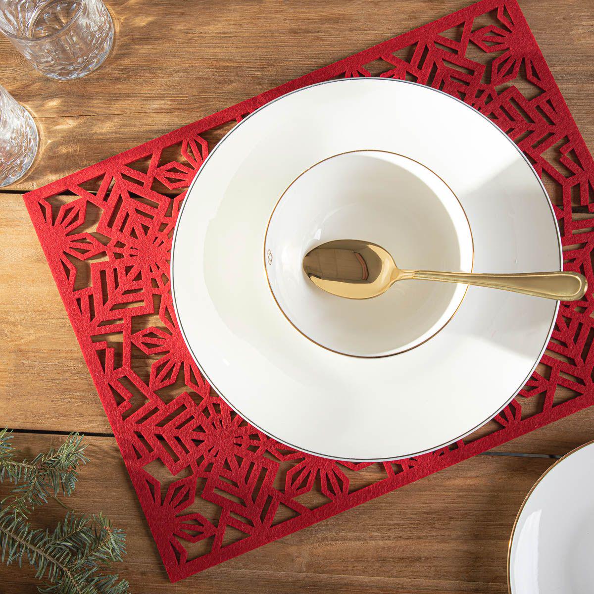 Килимок під тарілки Homla ARINI 40х31 см Червоний (200411) - фото 5 Килимок під тарілки Homla ARINI 40х31 см Червоний (200411) - фото 5