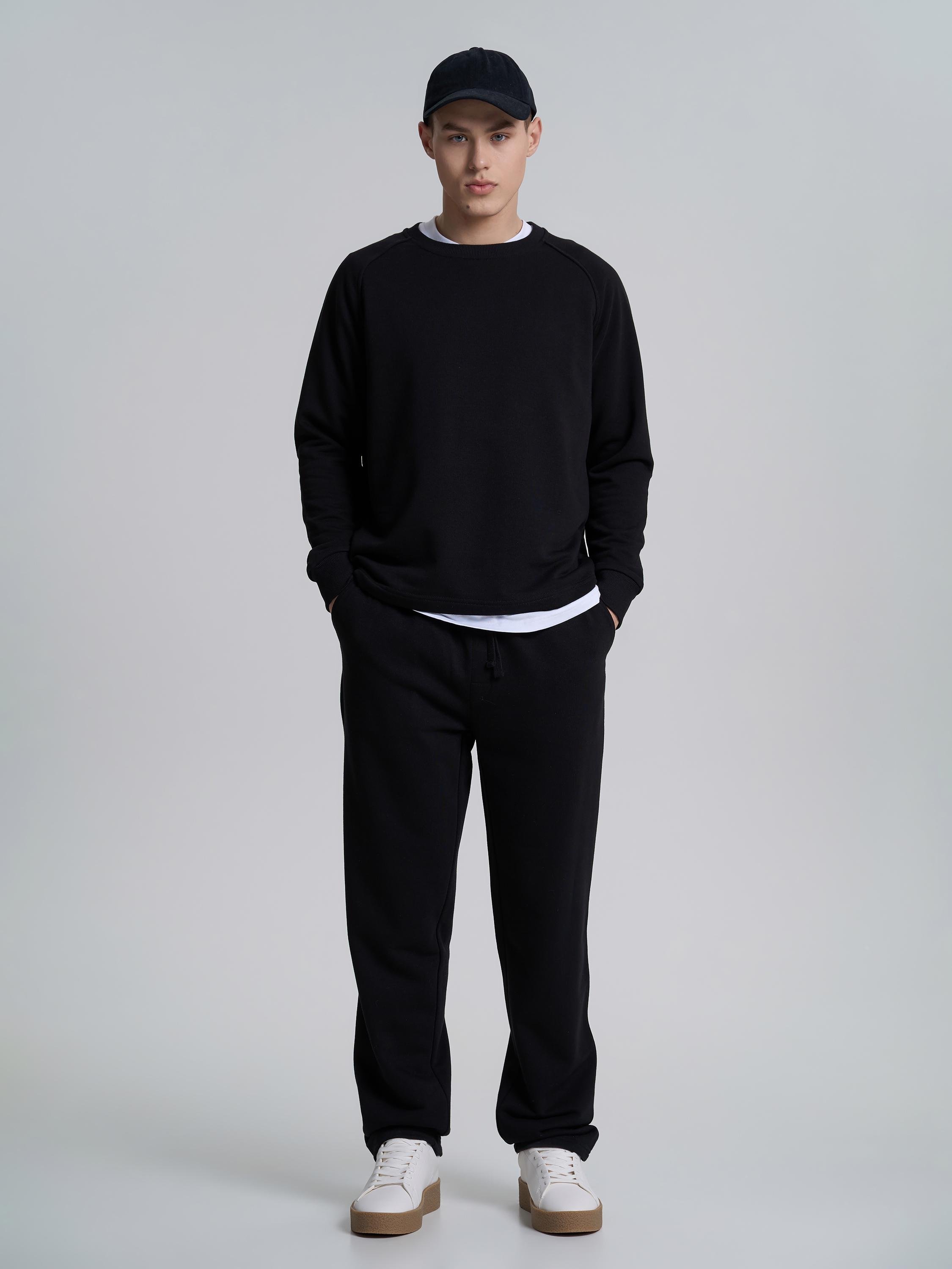 Штани чоловічі прямі ROZA 240654 L Чорний (4824005725852) - фото 2 Штани чоловічі прямі ROZA 240654 L Чорний (4824005725852) - фото 2