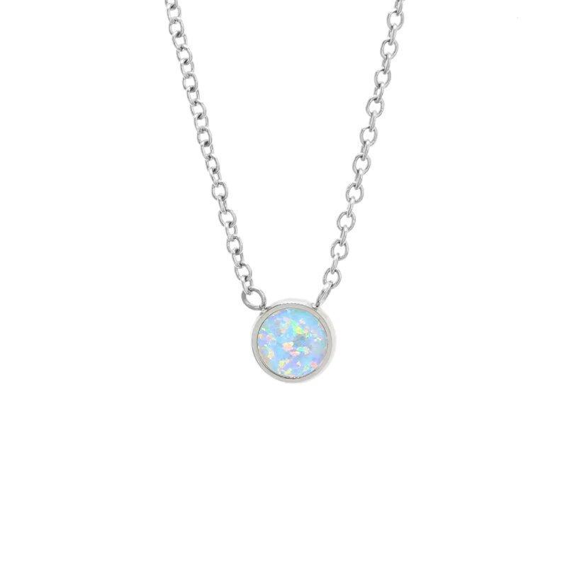 Колье Opal Серебристый (261) - фото 2