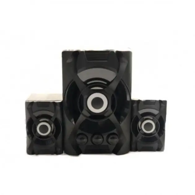 Настольные колонки компьютерные с сабвуфером и подсветкой