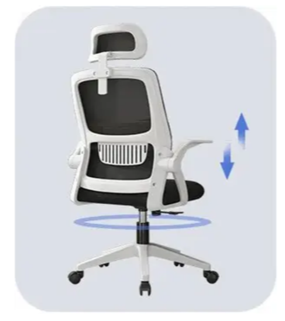 Кресло Diego ErgoFlex сетка Бело-черный - фото 4 Кресло Diego ErgoFlex сетка Бело-черный - фото 4