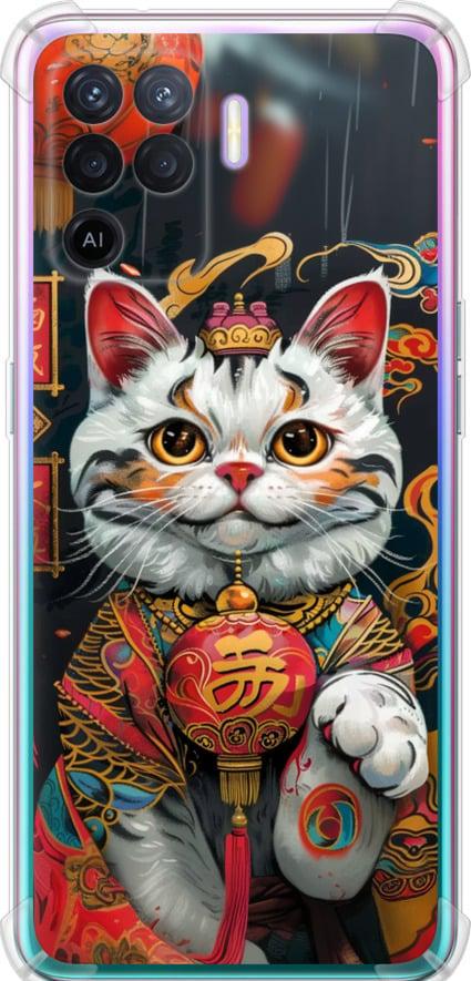 Чехол на Oppo Reno5 Lite China Cat v2 (6135sp-2312-42517)