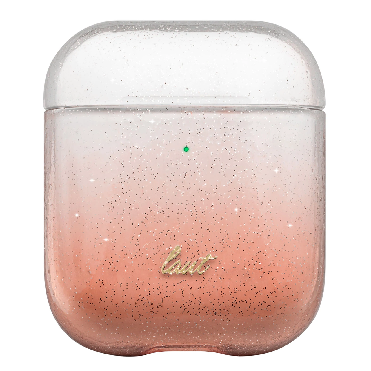 Чехол для навушників LAUT Ombre Sparkle Сase for AirPods, Peach (L_AP_OS_P)