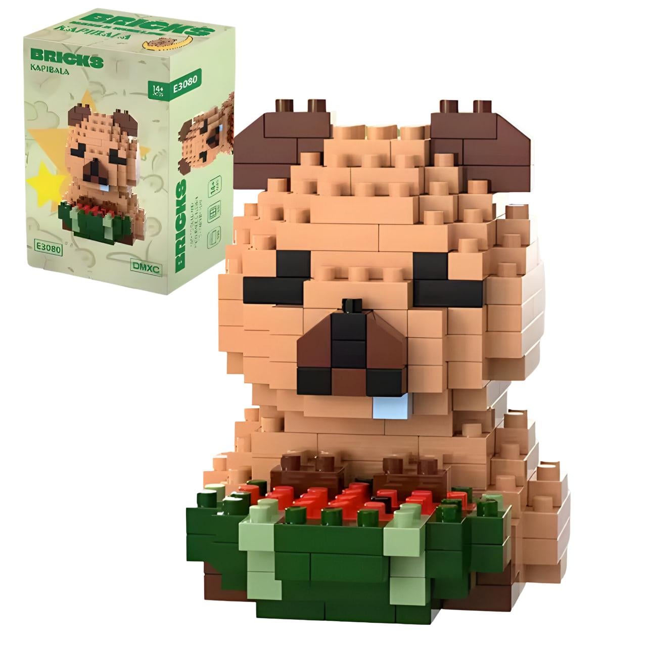 Конструктор детский Bricks Капибара с арбузом на 203 дет. (E3080)