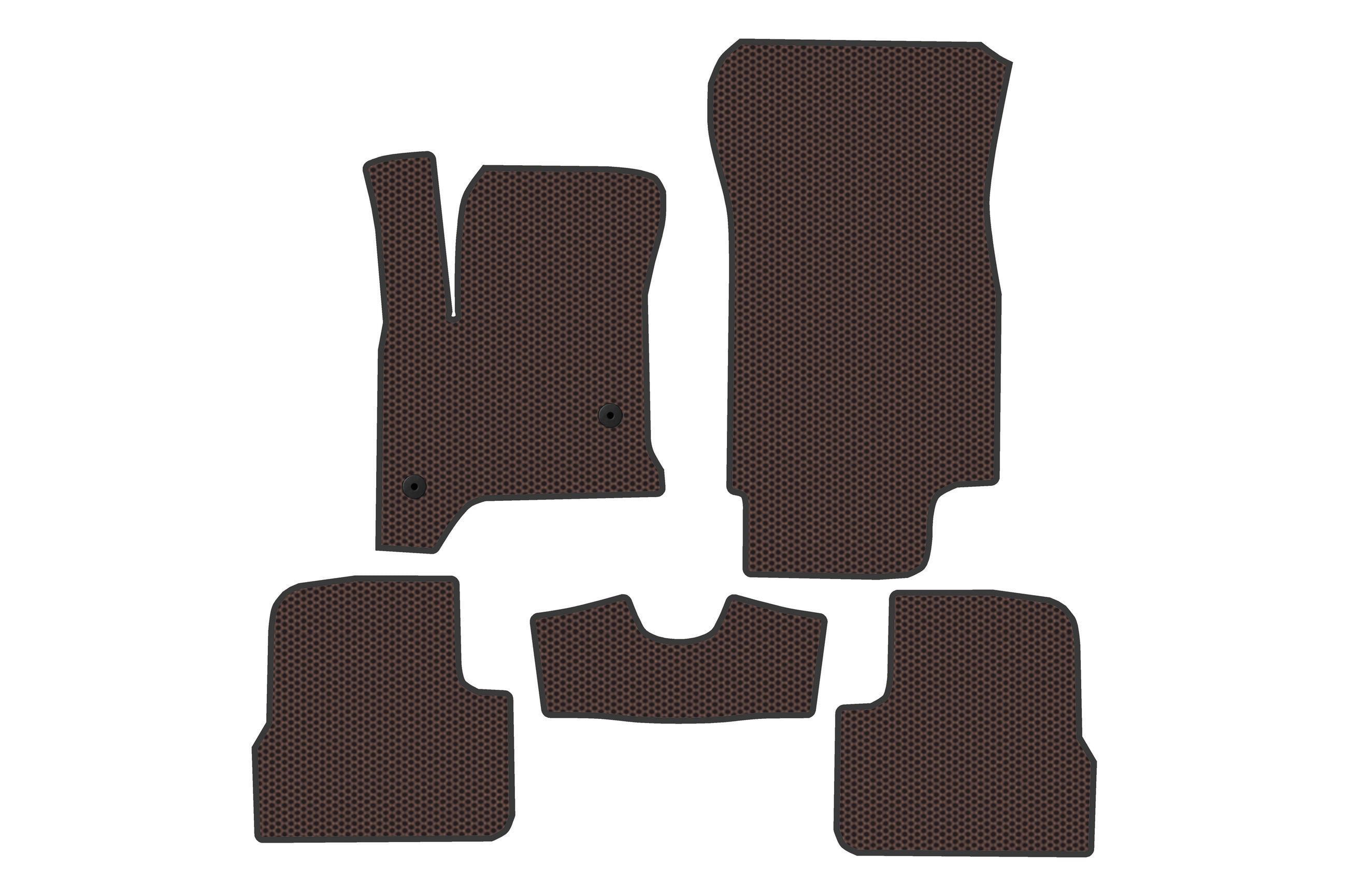 Коврики резиновые Digital Designs Carsuit для Alfa Romeo Junior 2024- г. Коричневый (185302)