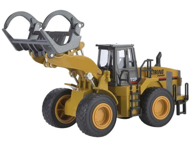 Машинка-экскаватор Hui Na Toys металлический экскаватор для древесины (1914) - фото 7 Машинка-экскаватор Hui Na Toys металлический экскаватор для древесины (1914) - фото 7