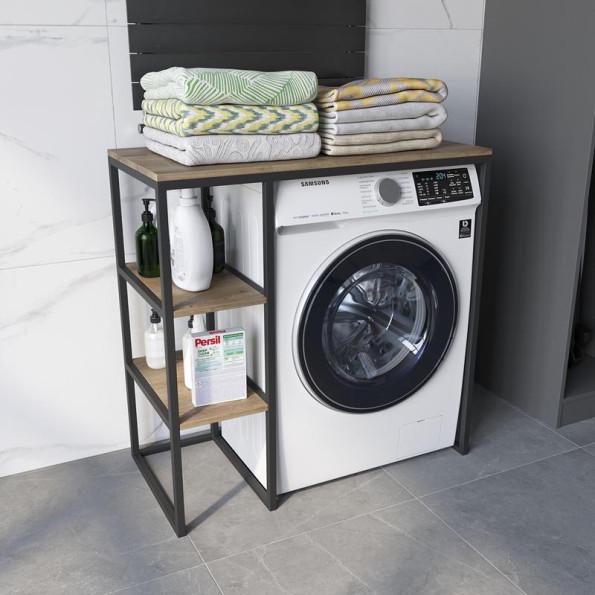 Этажерка с полками из ЛДСП для стиральной машины 600x900x950 мм Аликанте (362038)