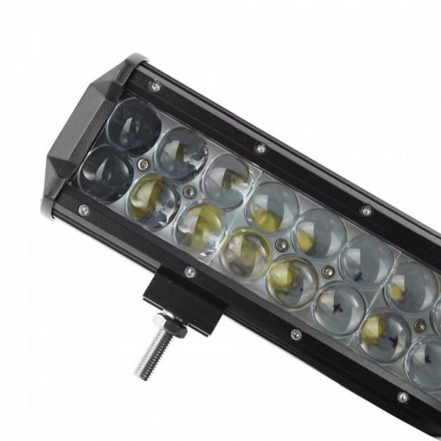 Автофара балка LightX 18 LED светодиодов 5D-54W SPOT Черный - фото 5