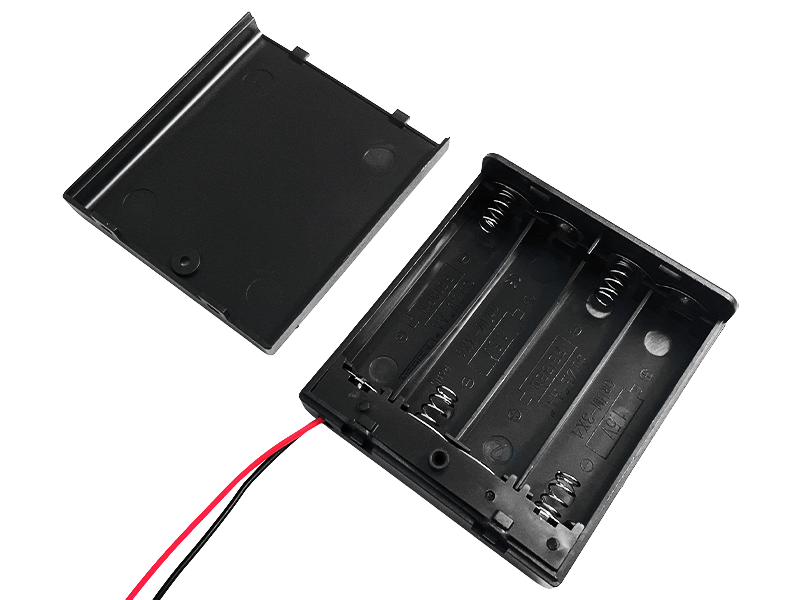 Отсек батарейный TCOM 4 x АА с крышкой и переключателем ON-OFF с проводами (1-0976) - фото 2 Отсек батарейный TCOM 4 x АА с крышкой и переключателем ON-OFF с проводами (1-0976) - фото 2