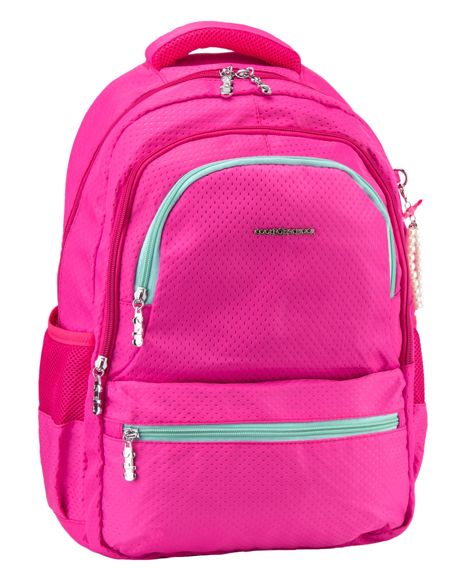 Рюкзак школьный Cool For School 43x30x17 см 16-25 л Розовый (CF86735-01)