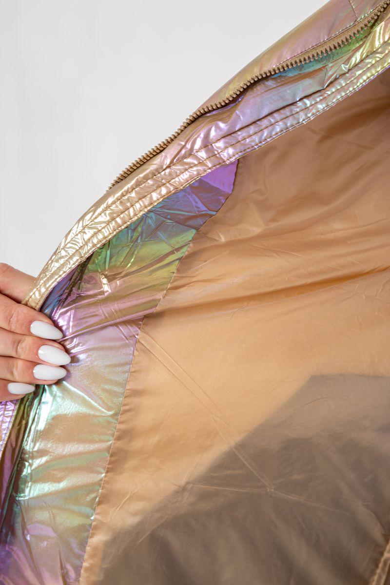 Куртка жіноча Ager демісезонна 243R2022-2 M Бежево-бузковий (113220_825530) - фото 7