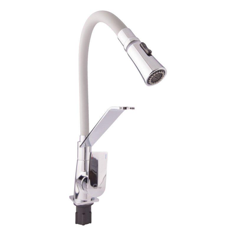 Смеситель для кухни Q-tap Estet CRG 007F латунь Хром (QTESTCRG007F)