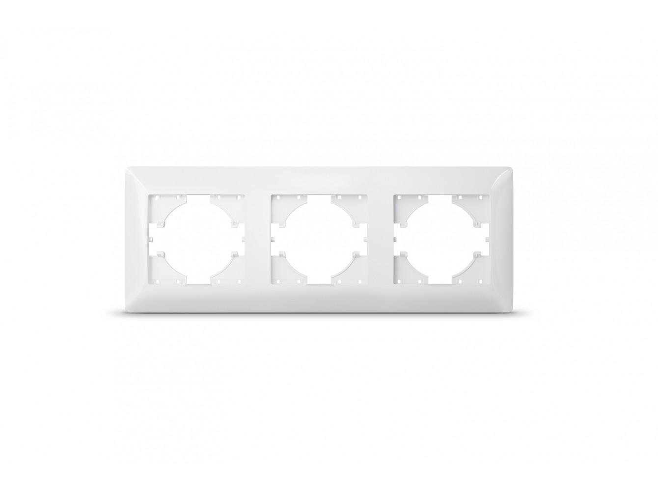 Рамка горизонтальная TITANUM STANDARD Белый (00000040079) Рамка горизонтальная TITANUM STANDARD Белый (00000040079)