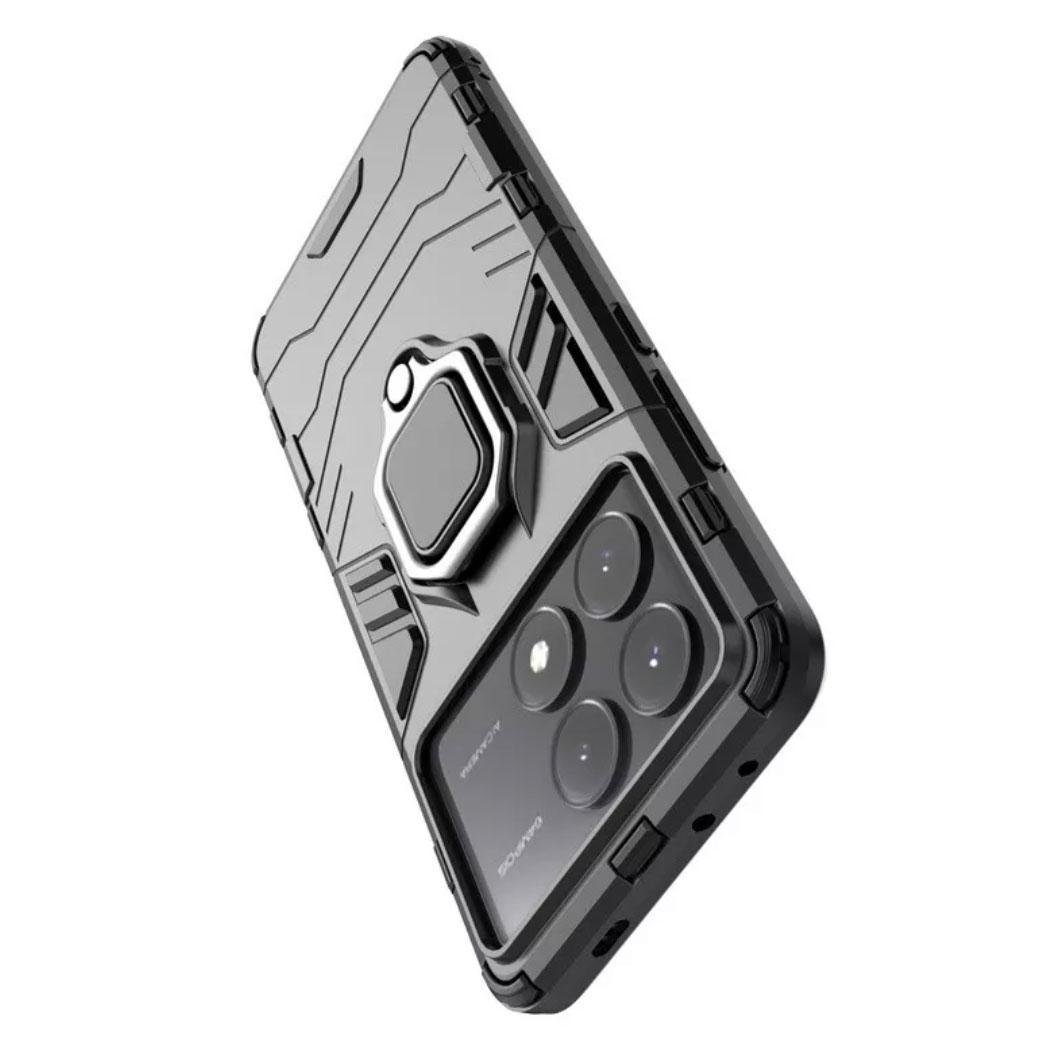 Чохол бампер Primolux Ring Armor для Xiaomi Redmi K70E / Poco X6 Pro - Black - фото 3 Чохол бампер Primolux Ring Armor для Xiaomi Redmi K70E / Poco X6 Pro - Black - фото 3