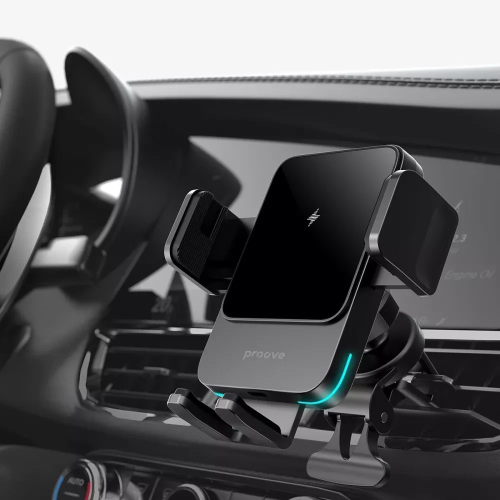 Автомобильный держатель с беспроводным ЗУ Proove Sonic 15W - фото 3