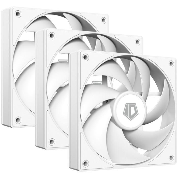 Кулер для ПК ID-Cooling AF-125-W 3-pack 120x120x25 мм White (25815917)