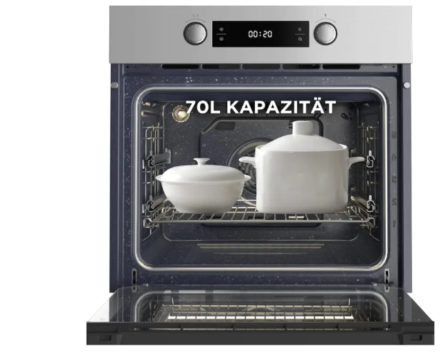 Духовой шкафы встраиваемый компактный Midea 65P90E3IX 3000 Вт 70 л (65P90E3IX) - фото 8