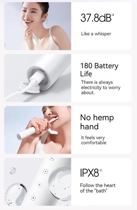 Электрическая зубная щетка Soocas X3S Black (25043153) - фото 2