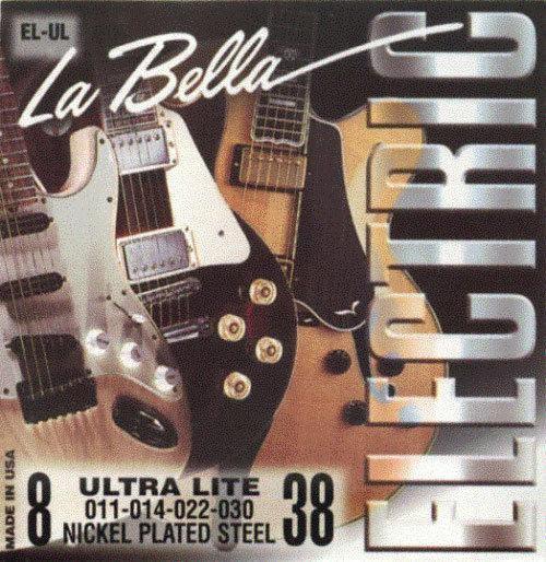 Струны для электрогитары La Bella EL-UL 8-38 (121478)