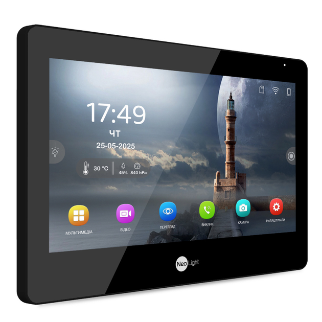 Відеодомофон гібридний 10,1" NeoLight MEZZO Hybrid з Wi-Fi Black (301756) - фото 1 Відеодомофон гібридний 10,1" NeoLight MEZZO Hybrid з Wi-Fi Black (301756) - фото 1