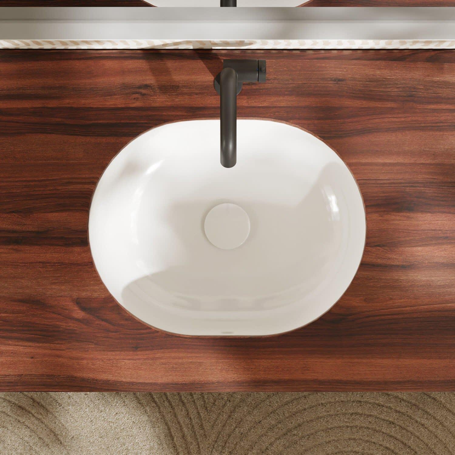 Умивальник врізний Hansgrohe Xuniva U 60153450 450x350x130 мм Білий (257635) - фото 4