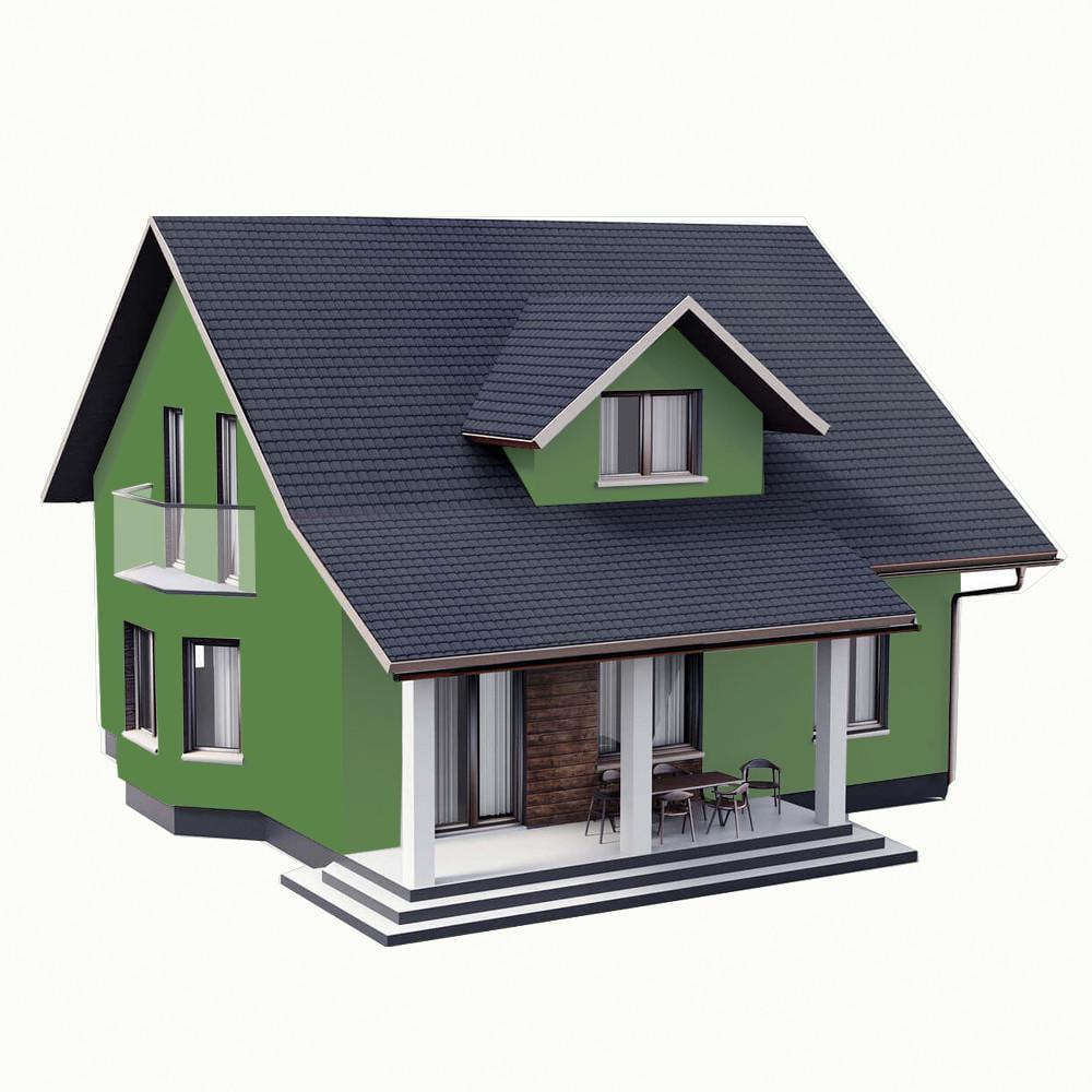 Фарба фасадна силіконова SkyLine Силіконфасад 3 л 4040-G30Y C Тисан (2596460582) - фото 5