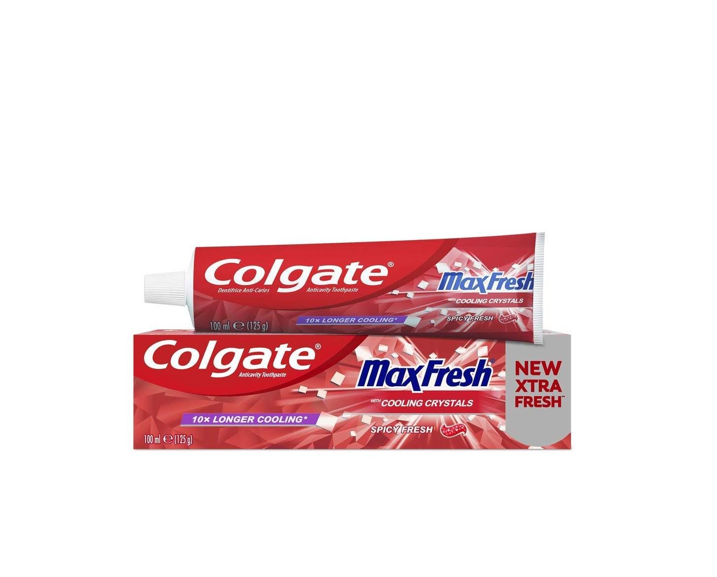 Зубна паста Colgate Max Fresh Spicy Fresh 100 мл Червоний (8718951289987)