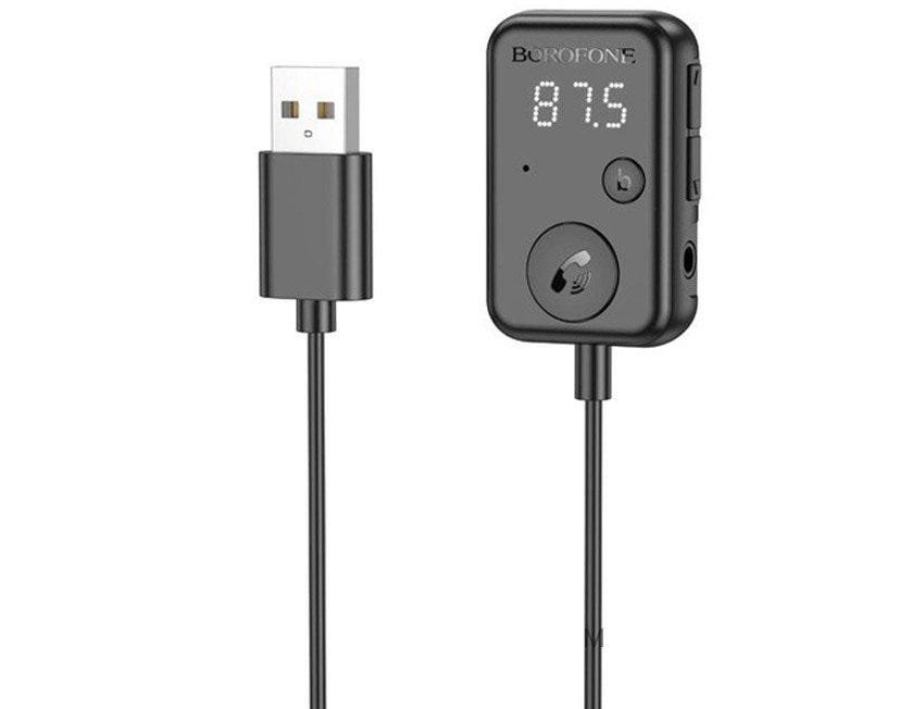 FM-модулятор Borofone BC49 Bluetooth Black - фото 2