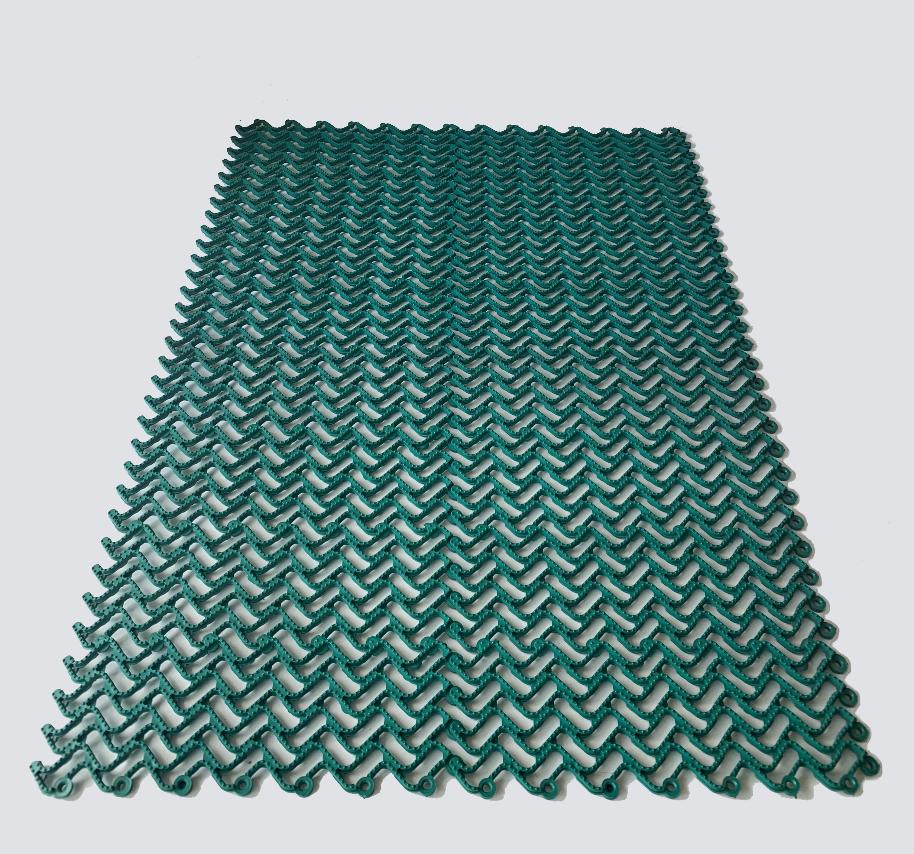 Грязезащитный коврик ЮВІГ Тетра 10мм 60х80 см Зеленый/Тропический лес