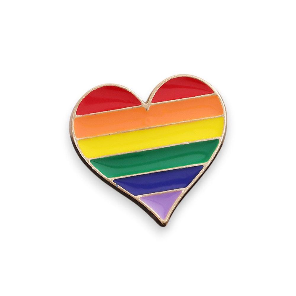 Значок ЛГБТ серце (NS0077_1) Значок ЛГБТ серце (NS0077_1)