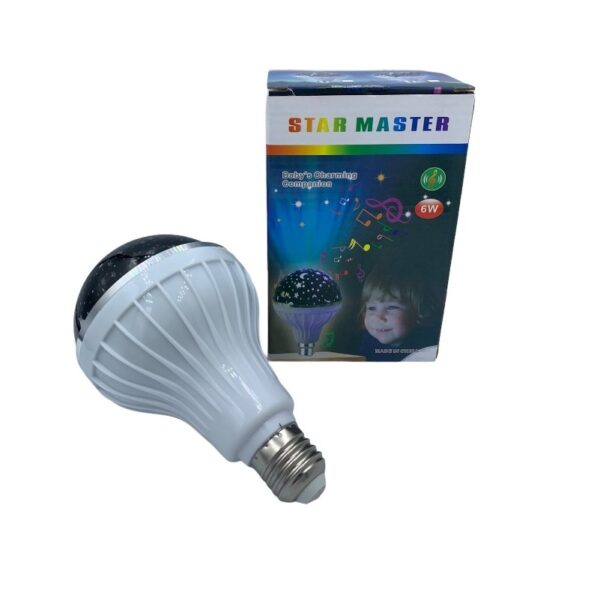 Проектор звёздного неба E27 Star Master Bulb601-HX 220 В 6 Вт 3 цвета свечения (d29dc6c0) - фото 6