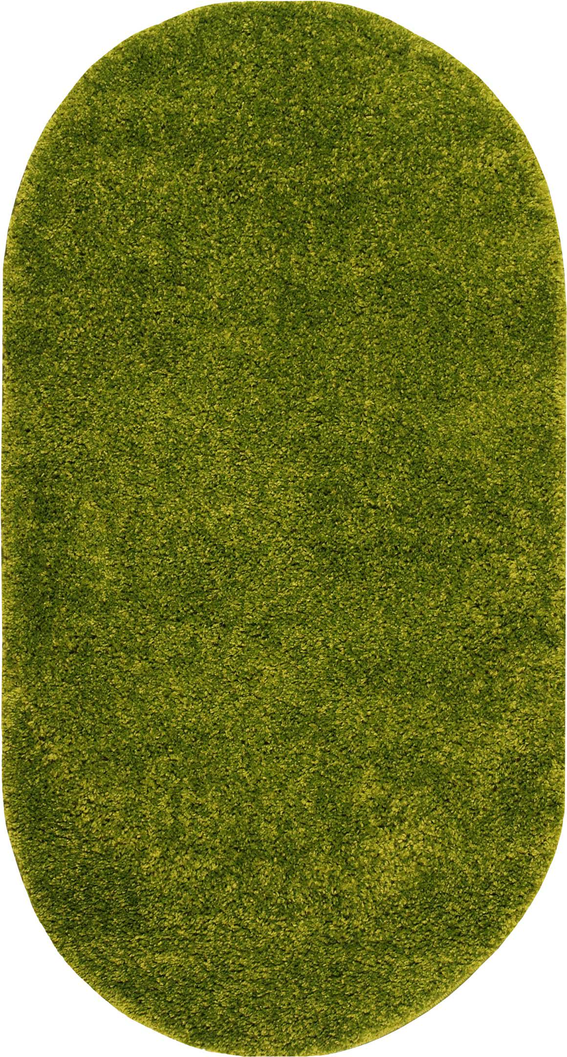 Ковер с длинным ворсом Karat Fantasy 12000/130 0,8x1,5 м овальный Зеленый (00-00005524)