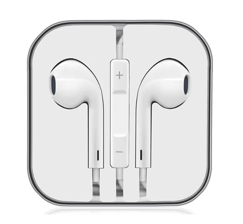 Навушники з мікрофоном Mini-Jack Earpods 3,5 мм (4342jj) - фото 2