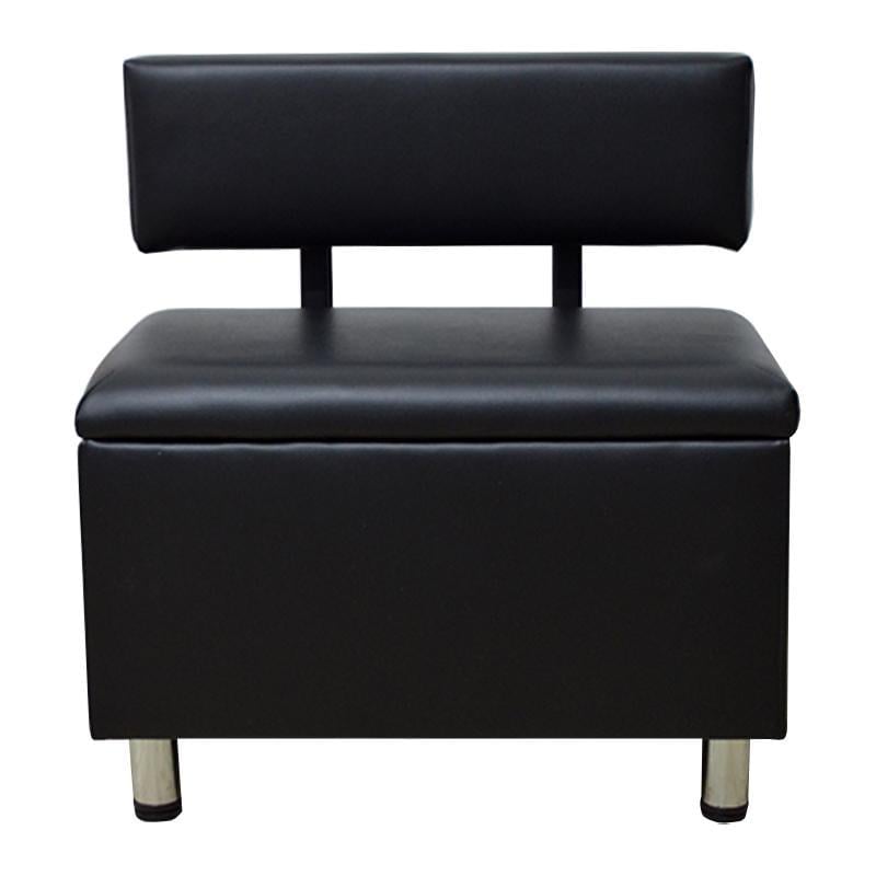 Диван офісний для зони очікування Міні Чорний (20409ч) - фото 1