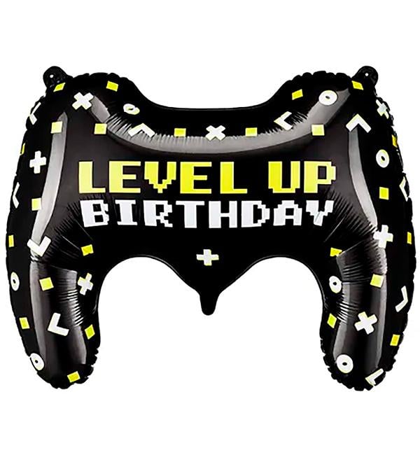 Воздушный шар Джойстик Level up 75х52 см (135487)