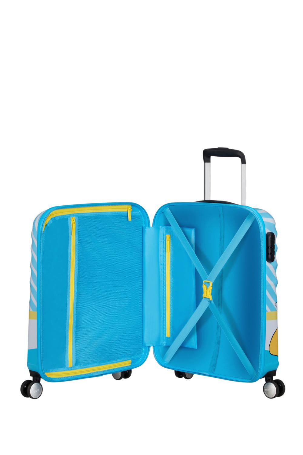 Валіза American Tourister Wavebreaker Disney - Kiss 55х40х20 см Блакитний (31C/21001) - фото 2