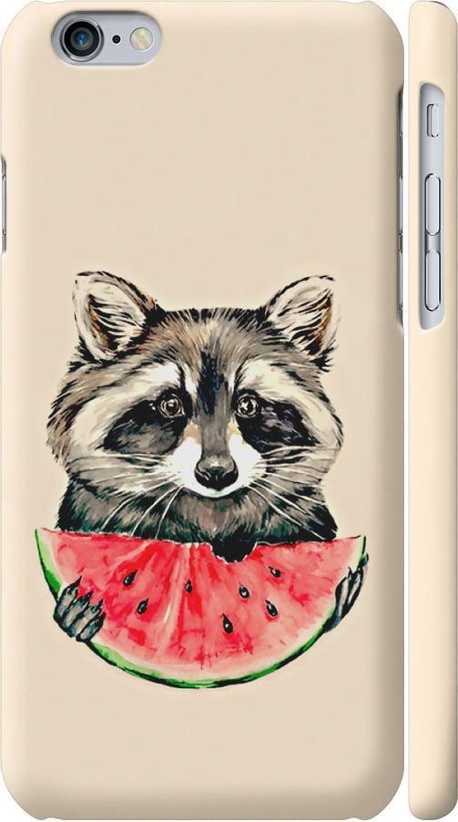 Чехол на iPhone 6 Енотик с арбузом (4605m-45-42517) Чехол на iPhone 6 Енотик с арбузом (4605m-45-42517)