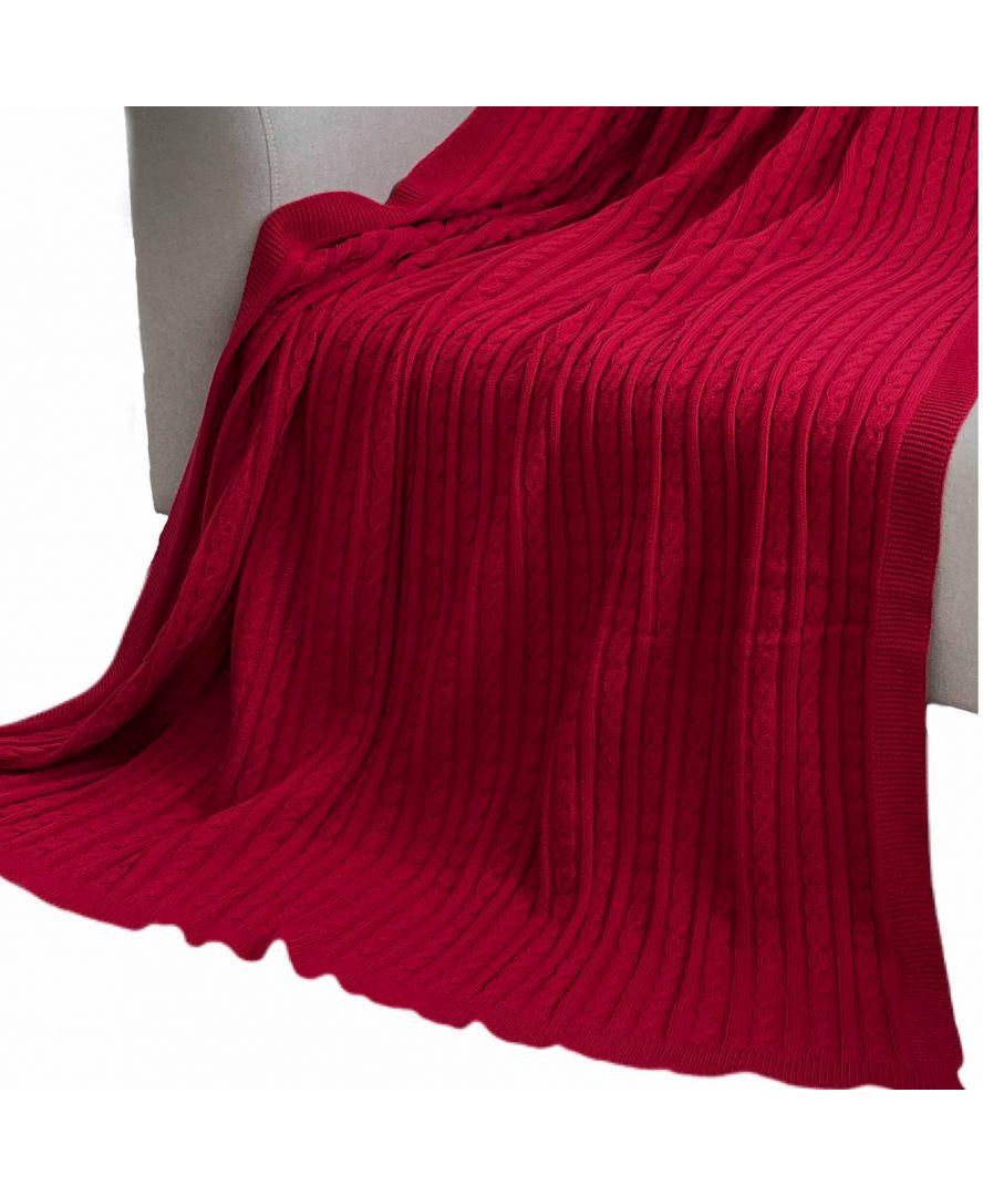 Плед Exclusive Nature 140х180 см Красный (026676) - фото 4